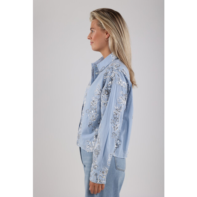 Nukus Tessa blouse paillet blouses nks02048 NKS02048 large