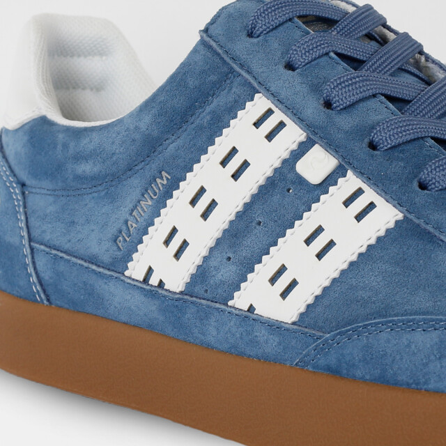 Q1905 Sneaker platinum denimblauw/offwhite QM1253616-623-1 large