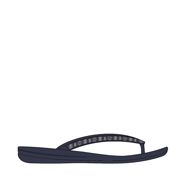 FitFlop Iqushion multi-crystal ergonomic flip-flops JC8 large