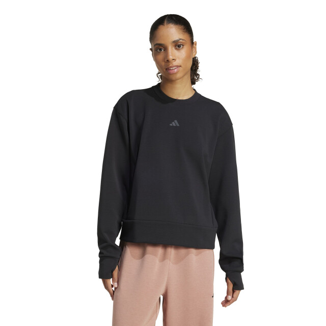 Adidas d4t knit crew training hoodie dames - 069346_990-S large
