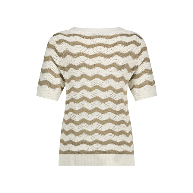 Red Button Zigzag pebble Zigzag Pebble large