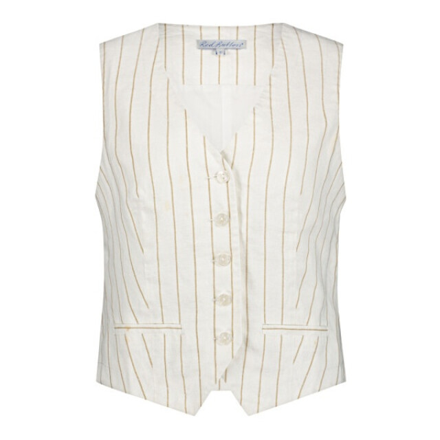 Red Button Gilet srb4514 waistcoat dark sand SRB4514 Waistcoat - dark Sand large