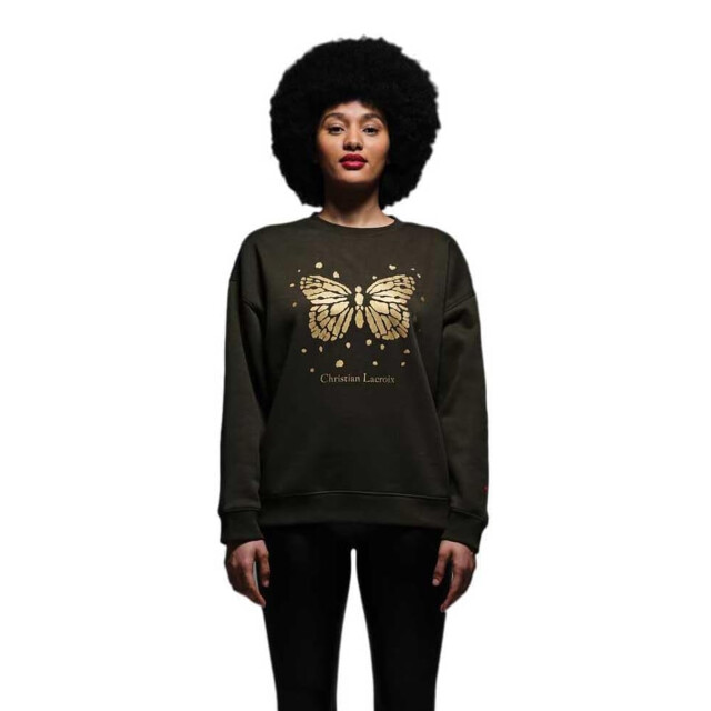 Regatta Dames christian lacroix beauvision vlinder sweatshirt UTRG9517_darkkhaki large