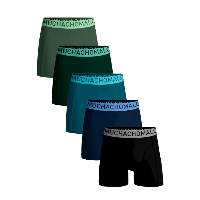 Muchachomalo Heren 5-pack boxershorts hello moonlight LCSOLID1010-51 large