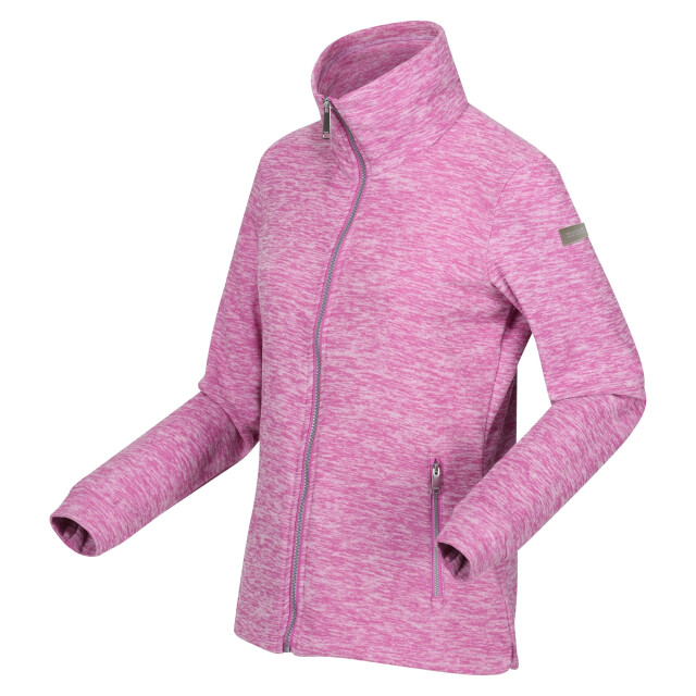 Regatta Dames azaelia marl full zip fleecejack UTRG9274_radiantorchid large