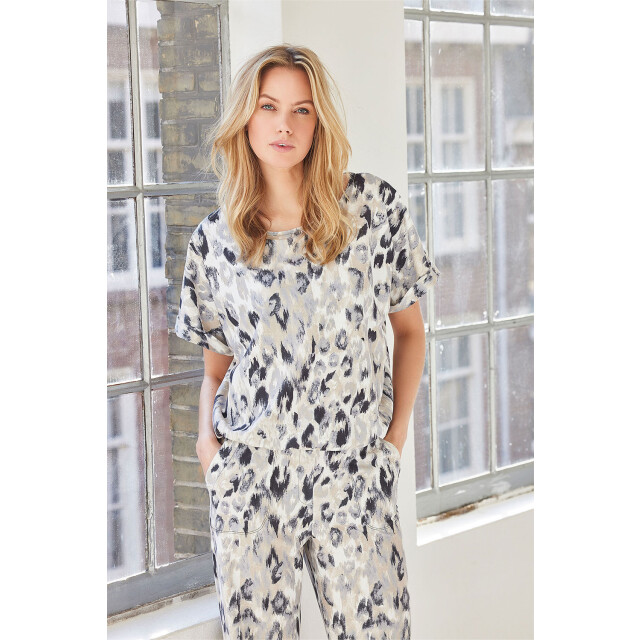 Helena Hart Top rose printo neo 7663 large