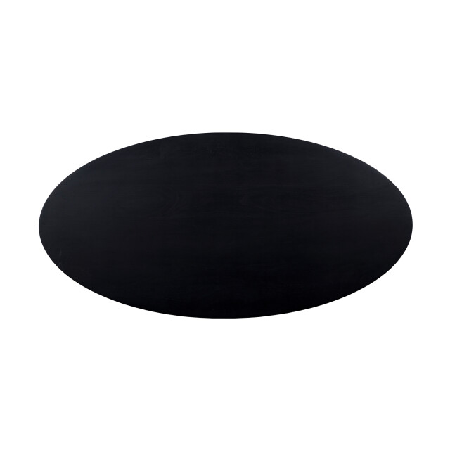 QUVIO Eettafel sofia – ovaal – 160x90 cm – kruispoot – 3177757 large