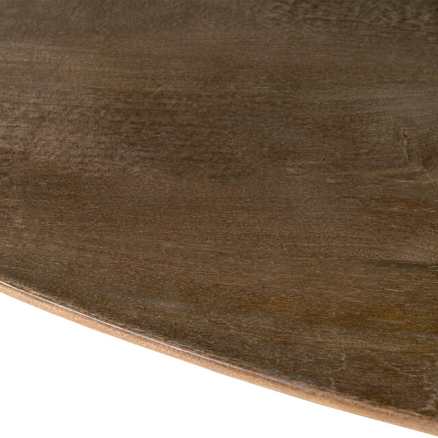 QUVIO Eettafel sofia– ovaal – 180x90 cm – kruispoot – 3181644 large