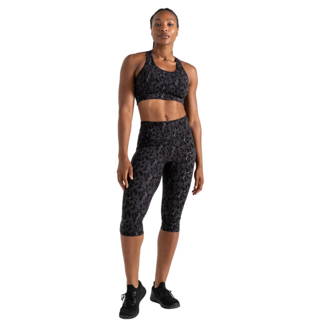Dare2b Dames influential dash print 3/4 legging UTRG9062_black large