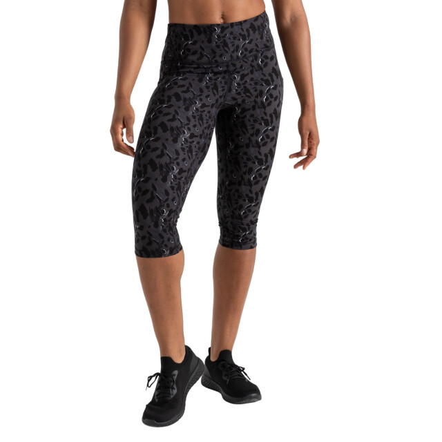 Dare2b Dames influential dash print 3/4 legging UTRG9062_black large
