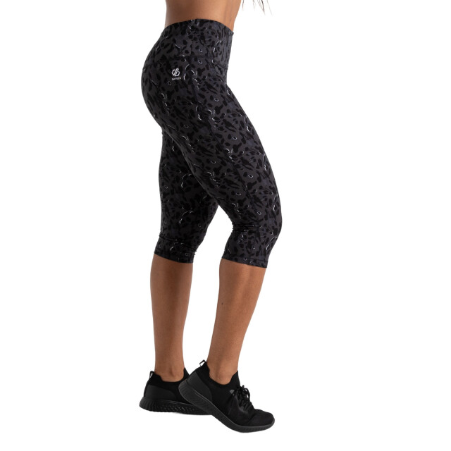 Dare2b Dames influential dash print 3/4 legging UTRG9062_black large