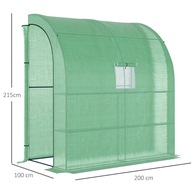 4goodz Outsunny foliekas 100x200x215 cm - 3177843 large