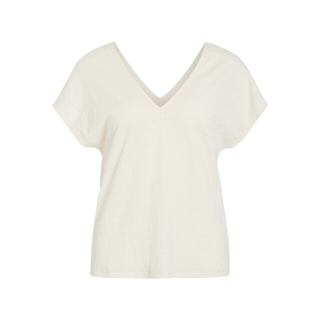 Vila visyma lace v-neck cap sleeve top/d 14105378 birch 06011.198.0177 large