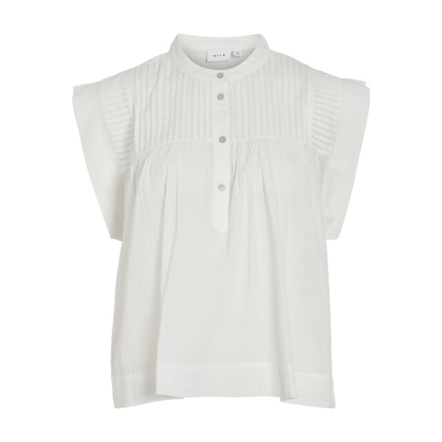 Vila vikatinka s/l short shirt 141052 snow white 06010.999.0010 large