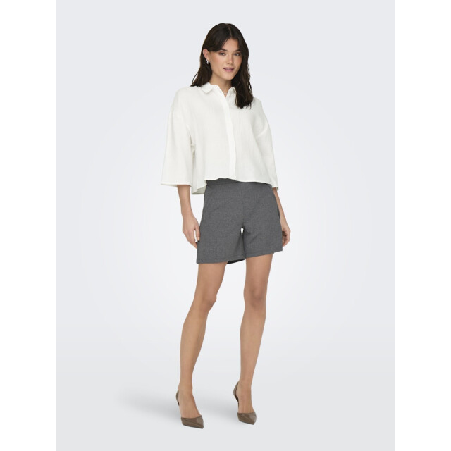 Jacqueline de Yong theis life 3/4 crop shirt wvn no 15307159 cloud dancer 06613.198.0024 large