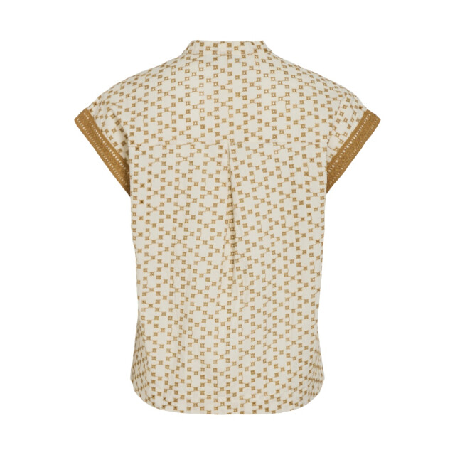 Vila visumira v-neck cp top 14106196 birch 06613.198.0173 large