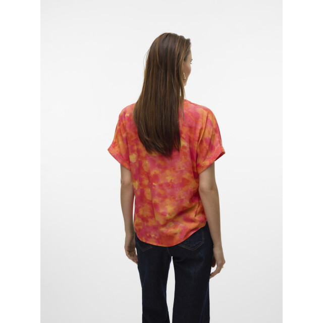 Vero Moda vmciana ss v-neck top wvn lcs ga 10326627 golden straw 06613.626.0006 large