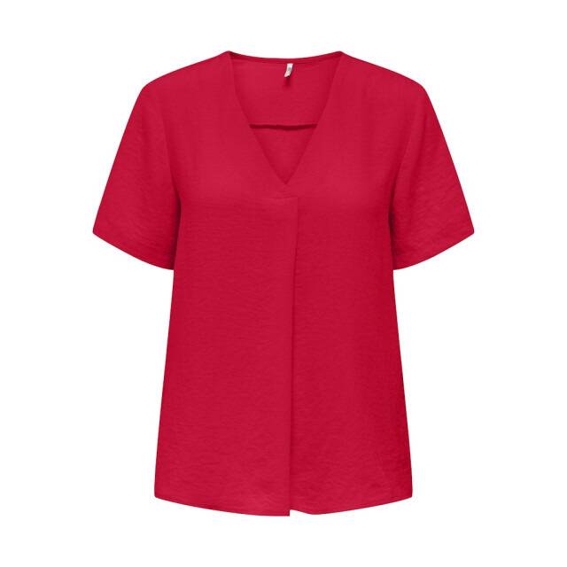 Jacqueline de Yong divya life s/s v-neck top wvn di 15291432 ski patrol 06613.649.0103 large