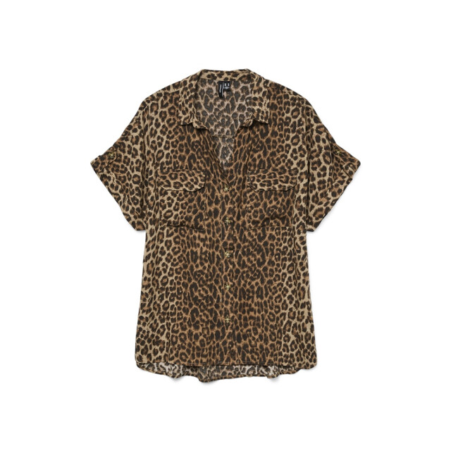 Vero Moda vmbumpy ss shirt aop wvn ga noos 10331923 silver mink 06613.849.0012 large