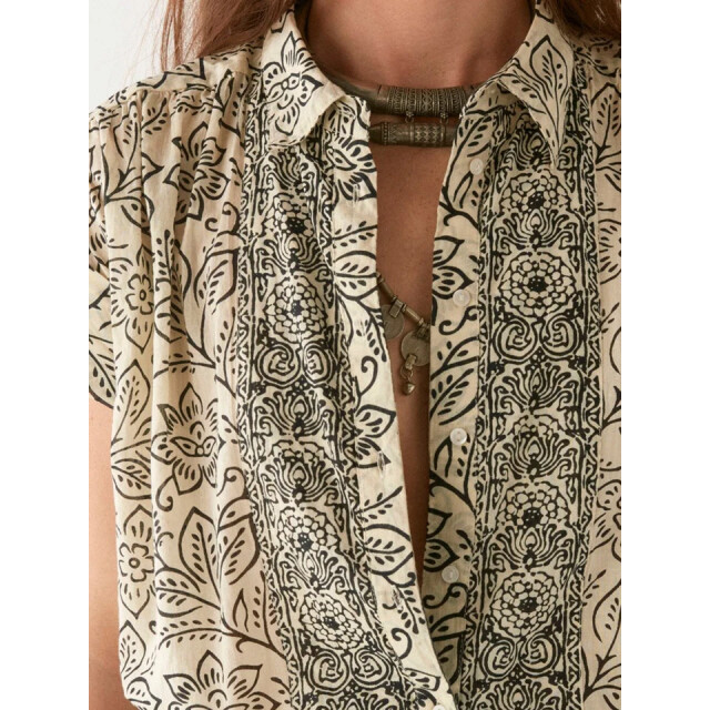 Maison Hotel blouse lm lea white lies 06615.100.0103 large