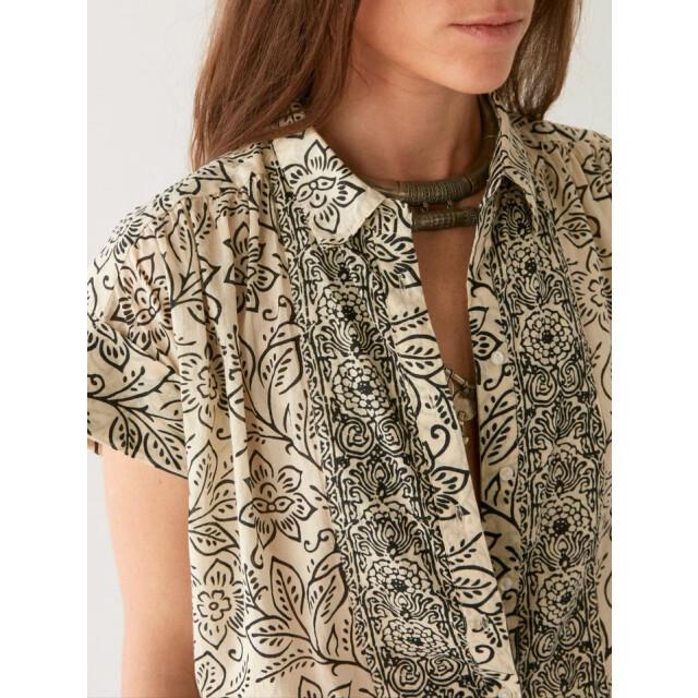 Maison Hotel blouse lm lea white lies 06615.100.0103 large