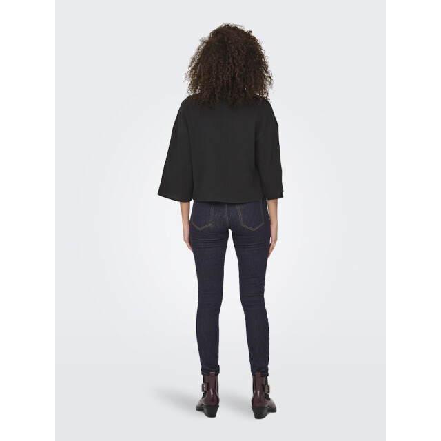 Jacqueline de Yong theis life 3/4 crop shirt wvn no 15307159 phantom 06613.980.0053 large