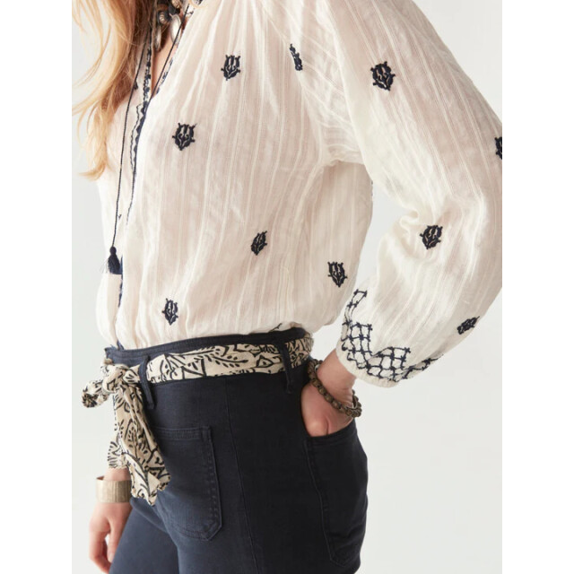 Maison Hotel blouse lm sybille blue lagoon 06615.198.0137 large