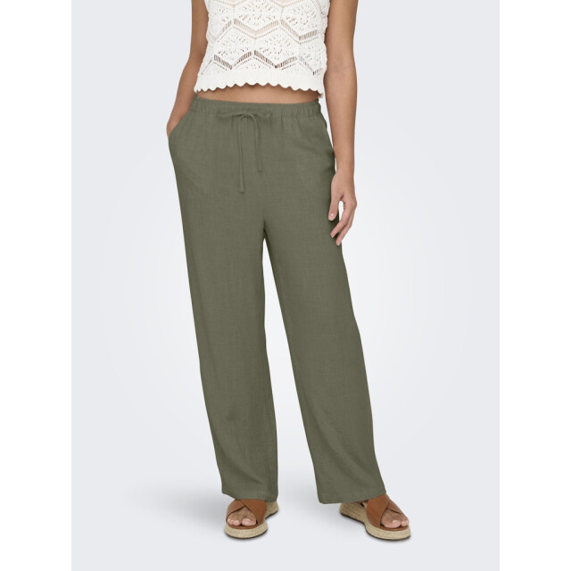 Only onlsiesta mw pull-up linen bl pnt n 15322263 deep lichen green 06541.369.0089 large