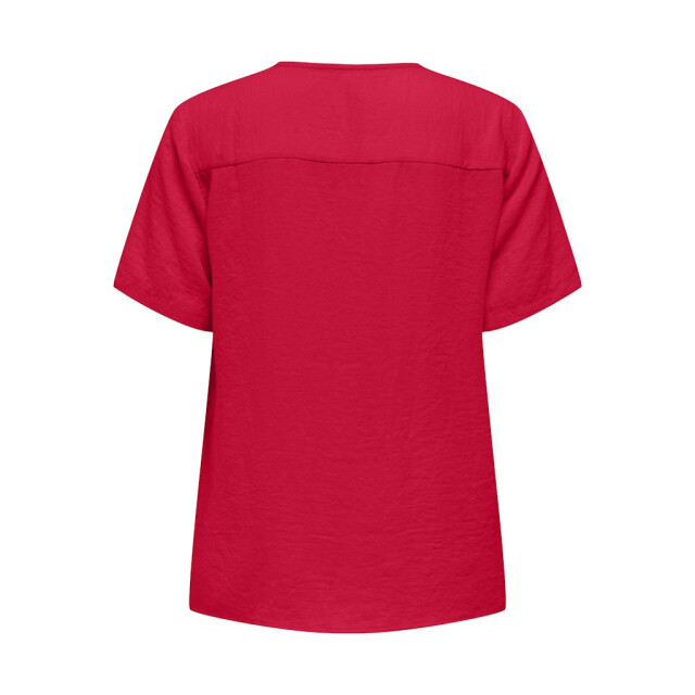 Jacqueline de Yong divya life s/s v-neck top wvn di 15291432 ski patrol 06613.649.0103 large