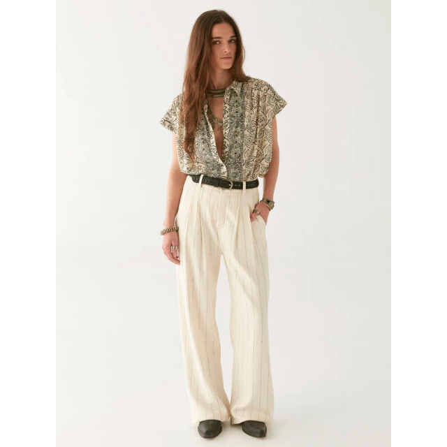 Maison Hotel blouse lm lea white lies 06615.100.0103 large
