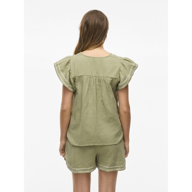 Vila vitovan v-neck top 14104844 sage 06010.369.0132 large