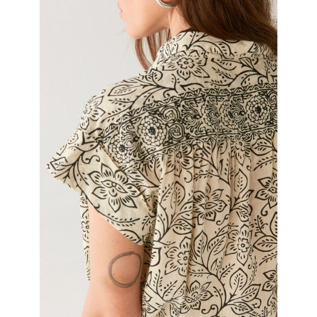 Maison Hotel blouse lm lea white lies 06615.100.0103 large