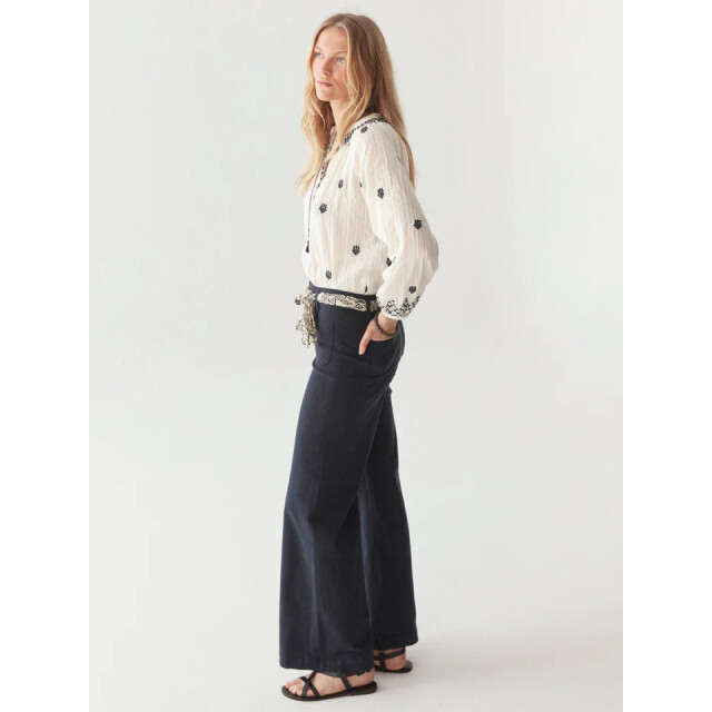 Maison Hotel blouse lm sybille blue lagoon 06615.198.0137 large