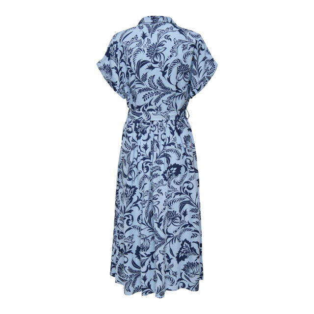 Only onljakiri linen ss midi shirt dress 15357784 cerulean 06311.369.0002 large