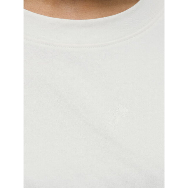 Vila vimonie flower emb s/s o-neck 14106761 white flowers 06011.112.0192 large