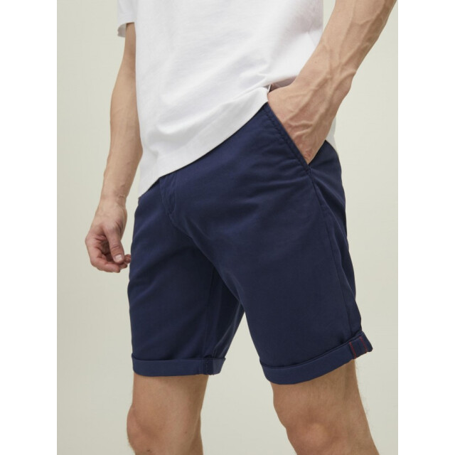 Jack & Jones 12165604 bowie a-15 navy r heren chino  short A-15  Navy Blazer/12165604 BOWIE large
