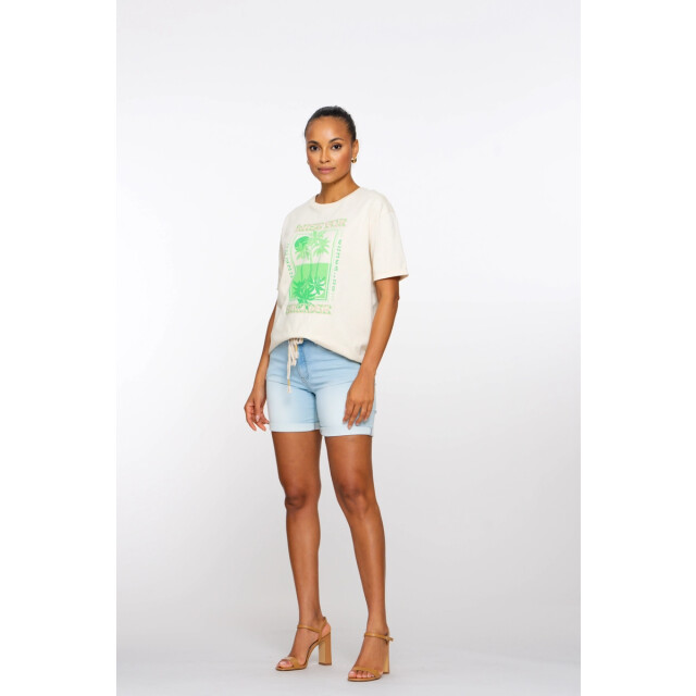 Geisha 51005-10 830 short jogg bleached denim 51005-10 830 large