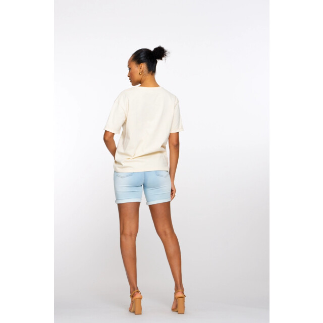 Geisha 51005-10 830 short jogg bleached denim 51005-10 830 large