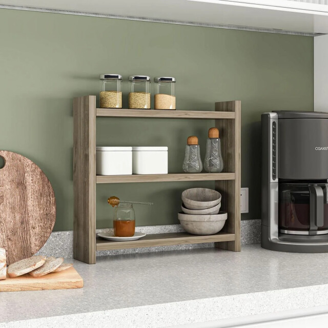CaliCosy Wandplank voor de keuken met 3 legplanken h40 cm cosmic 3178004 large
