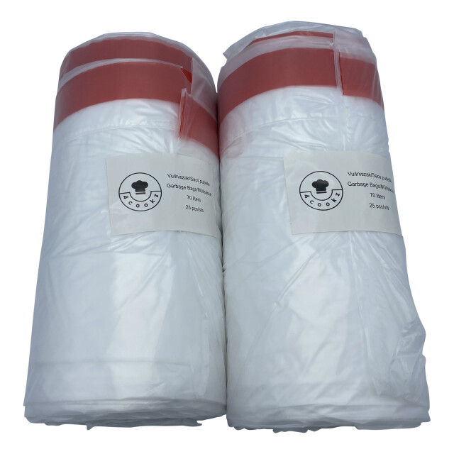4cookz ® 70 stuks universele vuilniszakken afvalscheidingsprullenbak 3178023 large