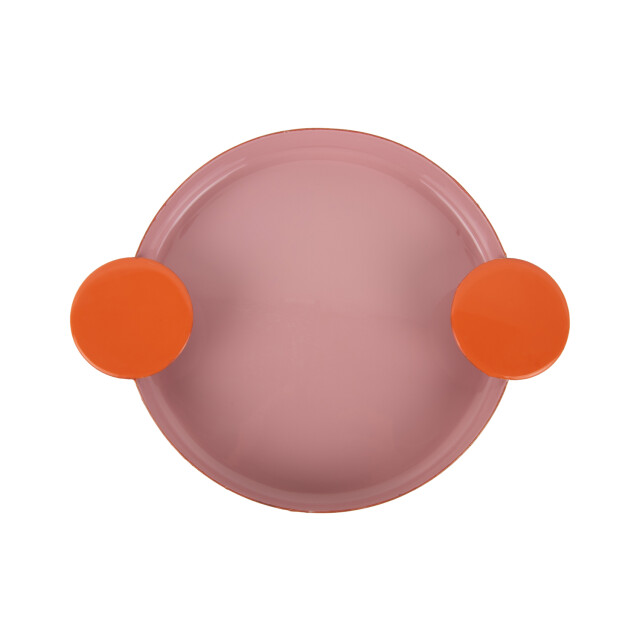 Present Time dienblad double funky large soft pink & bright orange 3062365 large