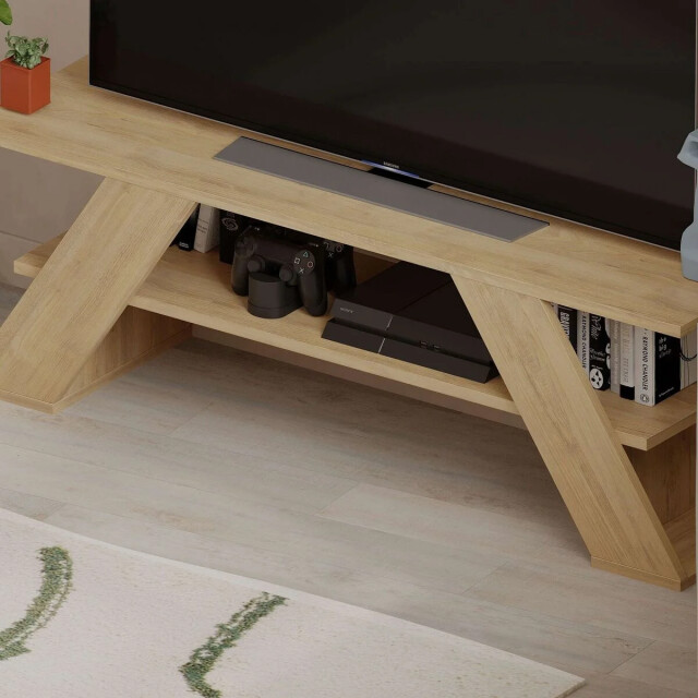 CaliCosy Tv-meubel 3 planken l120 cm farfalla 3178018 large