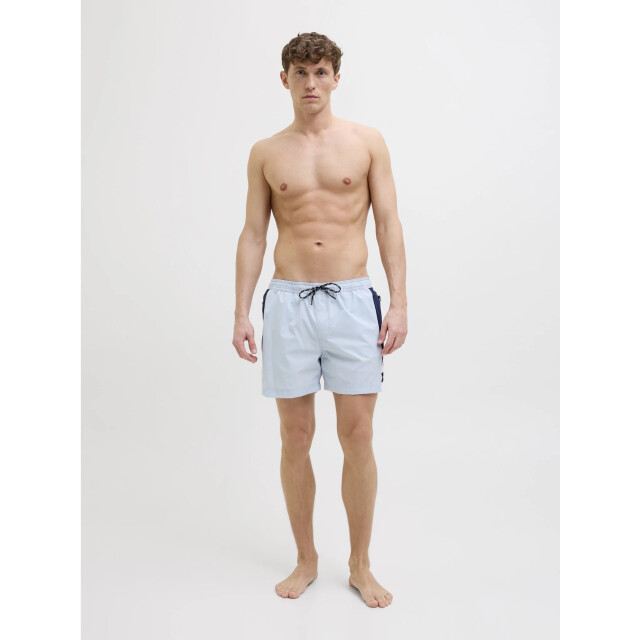 Jack & Jones Heren zwemshort jpstmaui blocked zip ijsblauw 12273030-Cashmere Blue large