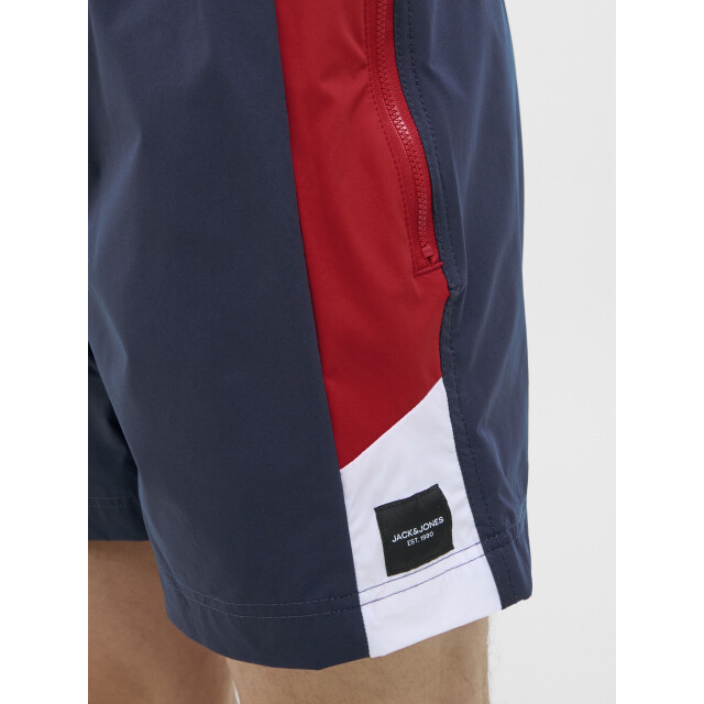 Jack & Jones Heren zwemshort jpstmaui blocked zip donkerblauw 12273030-Navy Blazer large