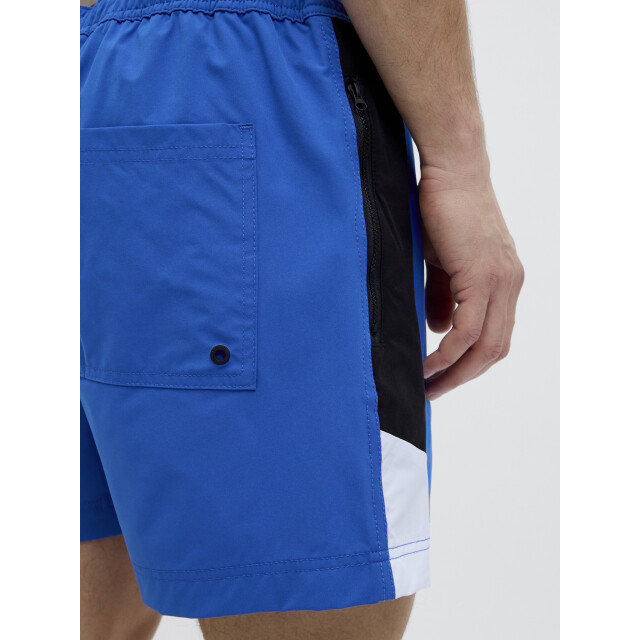 Jack & Jones Heren zwemshort jpstmaui blocked zip blauw 12273030-Turkish Sea large