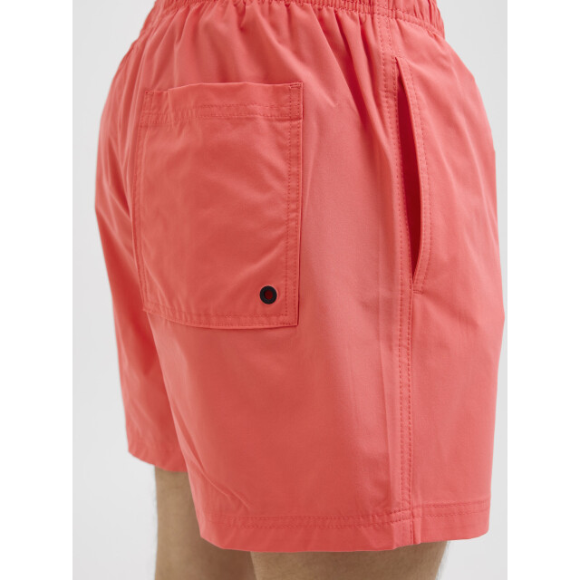 Jack & Jones Heren zwemshort jpstmaui double logo effen hot coral 12272799-Hot Coral large