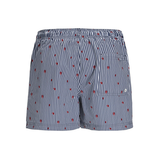 Jack & Jones Heren zwemshort jpstmaui jjswim gestreept kreeft 12272933-Navy Blazer large