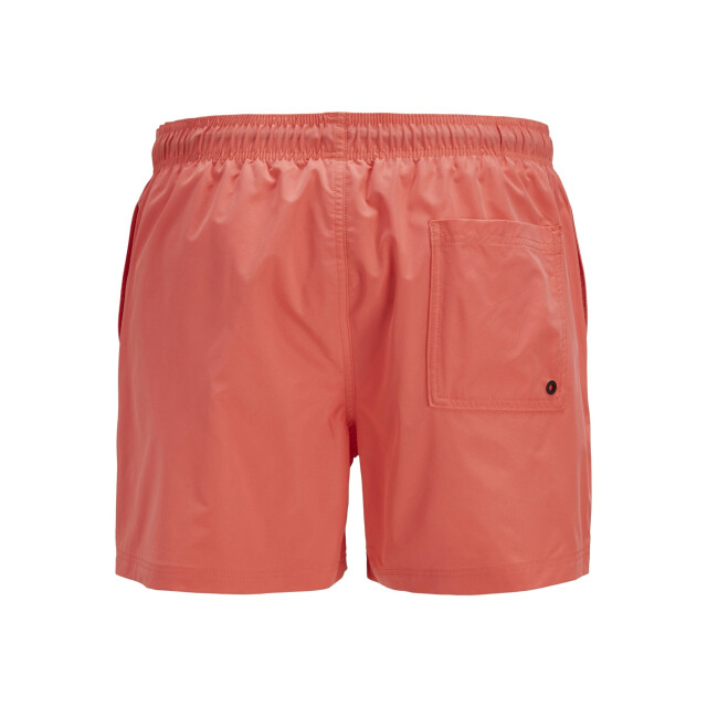 Jack & Jones Heren zwemshort jpstmaui double logo effen hot coral 12272799-Hot Coral large