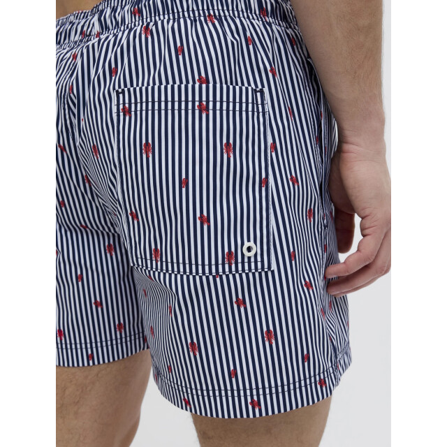 Jack & Jones Heren zwemshort jpstmaui jjswim gestreept kreeft 12272933-Navy Blazer large