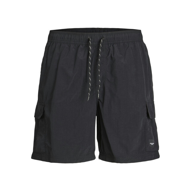 Jack & Jones Heren zwemshort jpstnaxos cargo effen 12272989-Black large